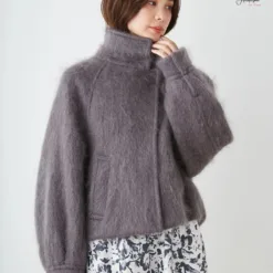 Cropped Mohair Jacket
