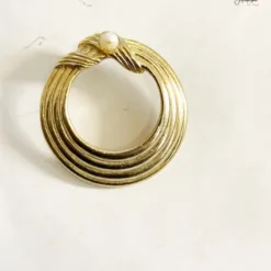 Faux Pearl Brooch Pin